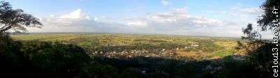 Panorama de la plaine de Battambang  , que des rizières
