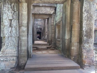 les couloirs du Preah Khan Temple