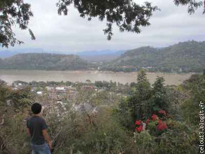 Vue sur la ville et le Mekong