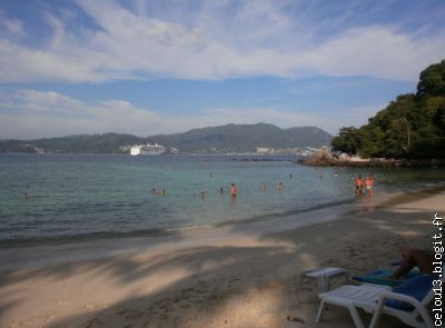 Vue sur la baie de Patong