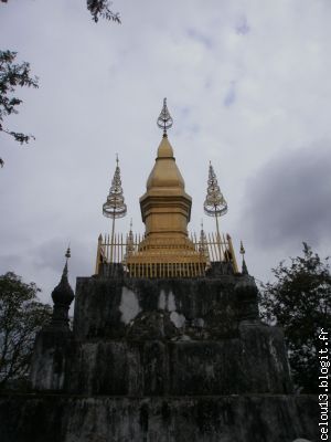 Le sommet du Mt Phou Si