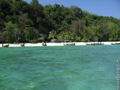 Arrivée sur Bamboo Island