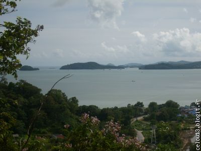 La baie devant Phuket