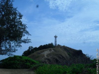 Le phare au bout de l'ile coté Ouest