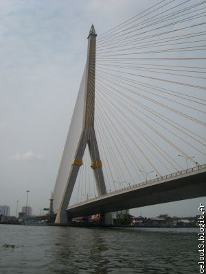 Le pont à haubans RAMA VIII