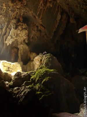 L interieur de la grotte