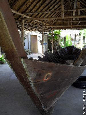 La barque typique du pays